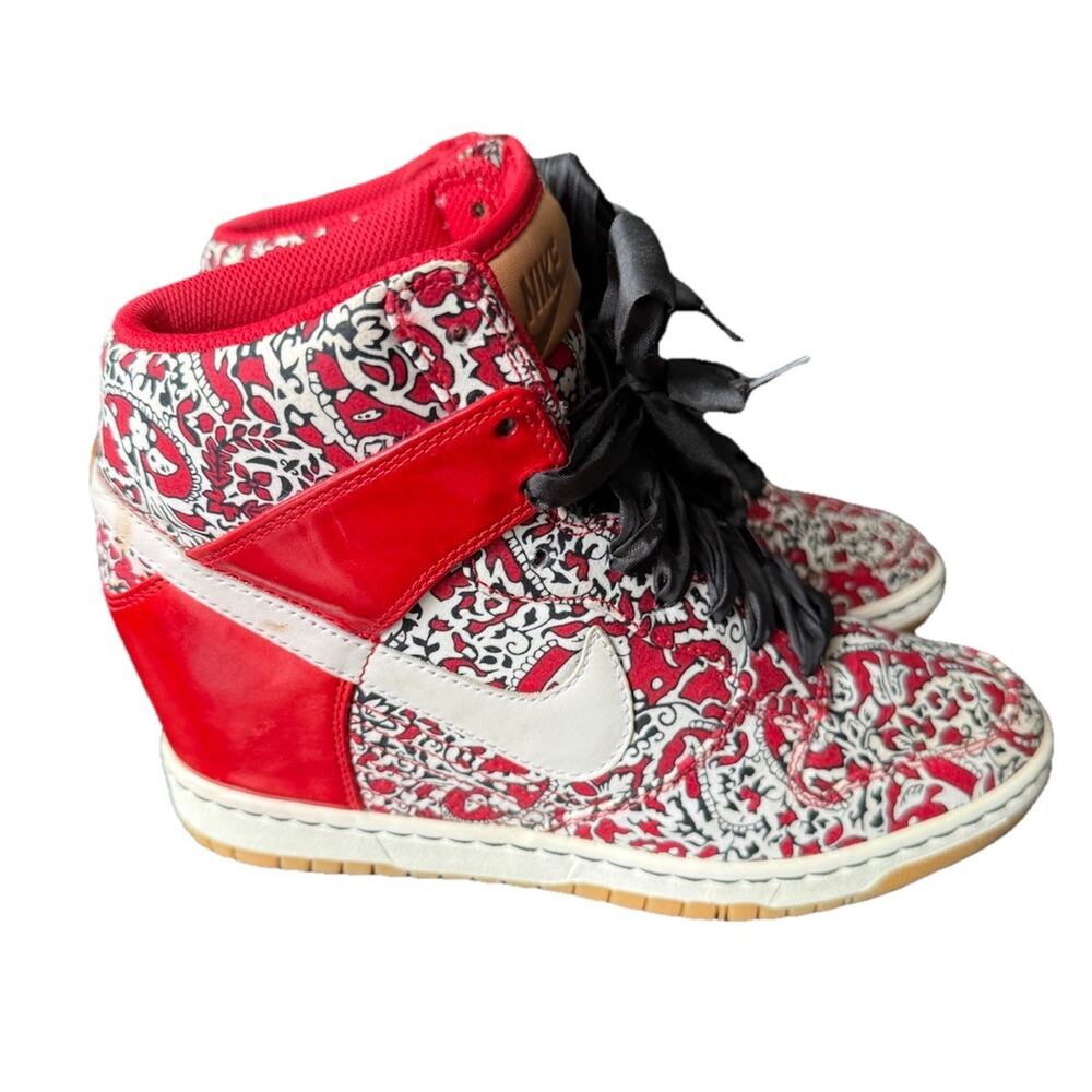 Nike Dunk Sky Hi “Liberty of London” Batik Print Wedge Sneakers US Size 8 – RARE